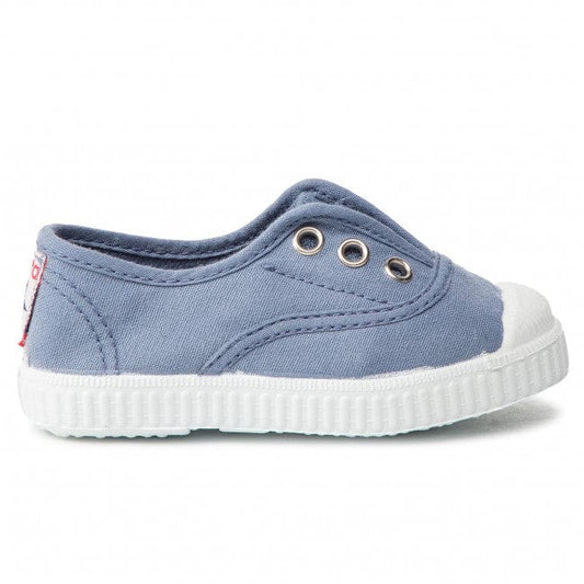 Toiles/Espadrilles CIENTA TOILE élastique 70997 Bleu ciel lavande 90 Toiles Espadrilles