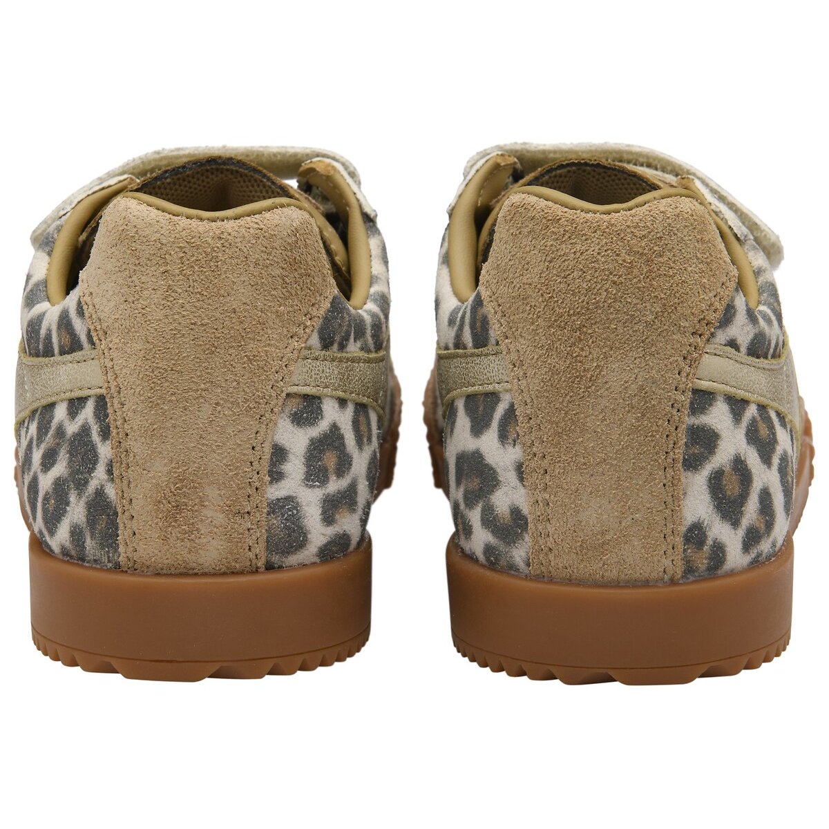 GOLA HARRIER SAFARI STRAP Léopard Caramel Sneakers Baskets