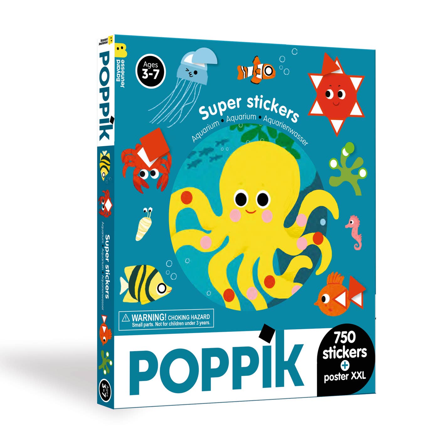 BOX D ACTIVITE EN STICKERS AQUARIUM