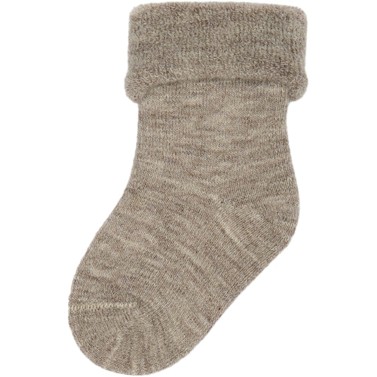 MINIPOP WOOL BABY SOCKS Beige Chaussettes
