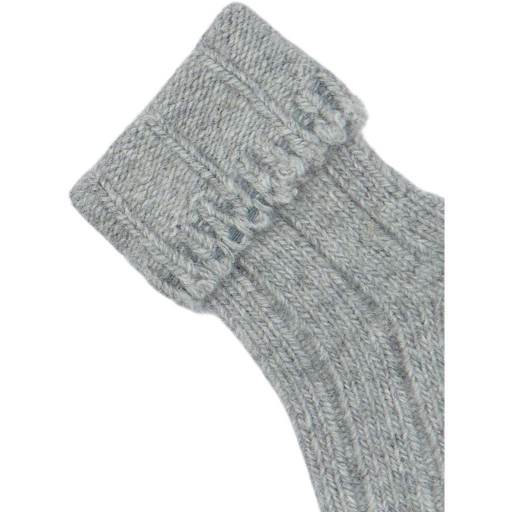 MINIPOP WOOL Heavy BABY SOCKS Gris Chaussettes