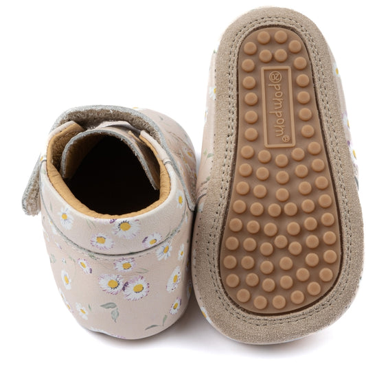 POM POM BEGINNERS VELCRO bellis fleurs Chaussons Prémarche