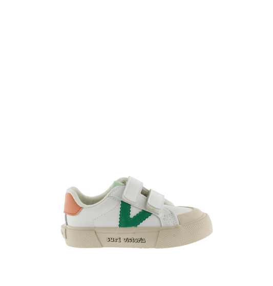 Chaussures Basses/Baskets/Sneakers VICTORIA 1065179 Blanc Vert Chaussures basses/baskets/sneakers
