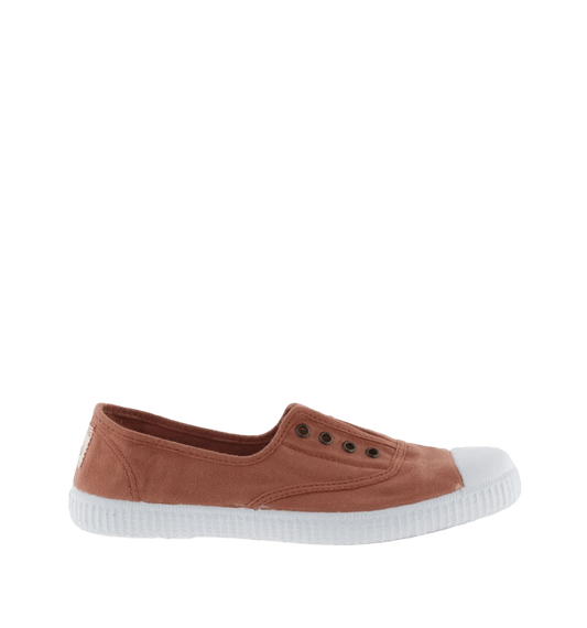 chaussure adulte VICTORIA inglesa elastico orange teja toiles/espadrilles