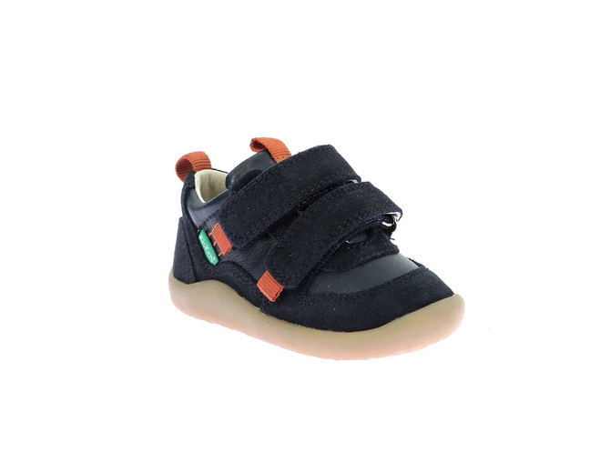 KICKERS KICK FRAPY marine premiers pas Bottillons Barefoot