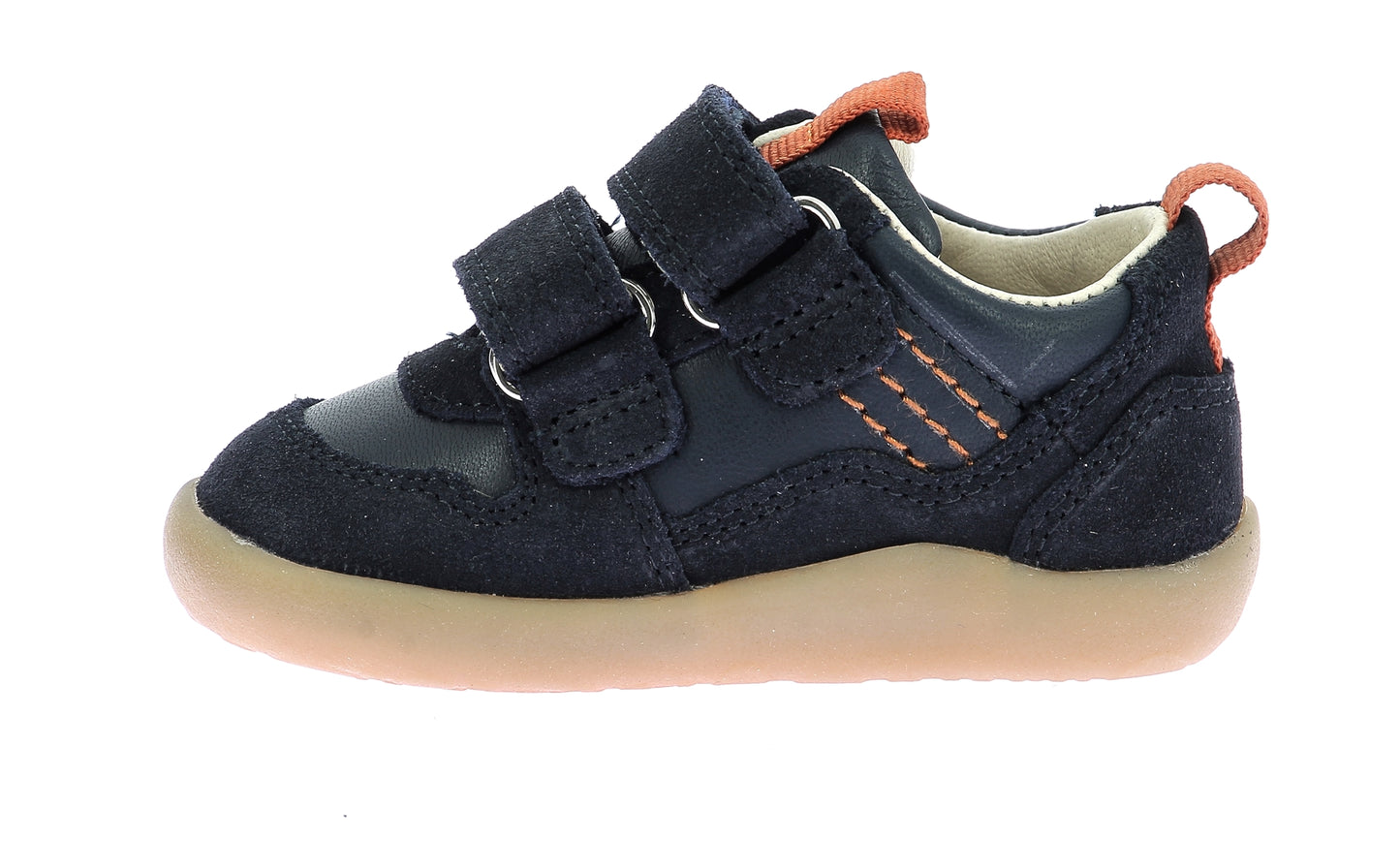 KICKERS KICK FRAPY marine premiers pas Bottillons Barefoot