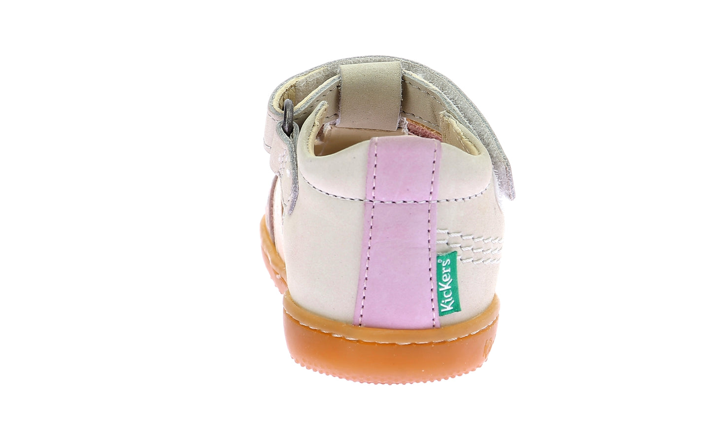 KICKERS KICK BAZAR Beige Clair Sandales Nu Pieds