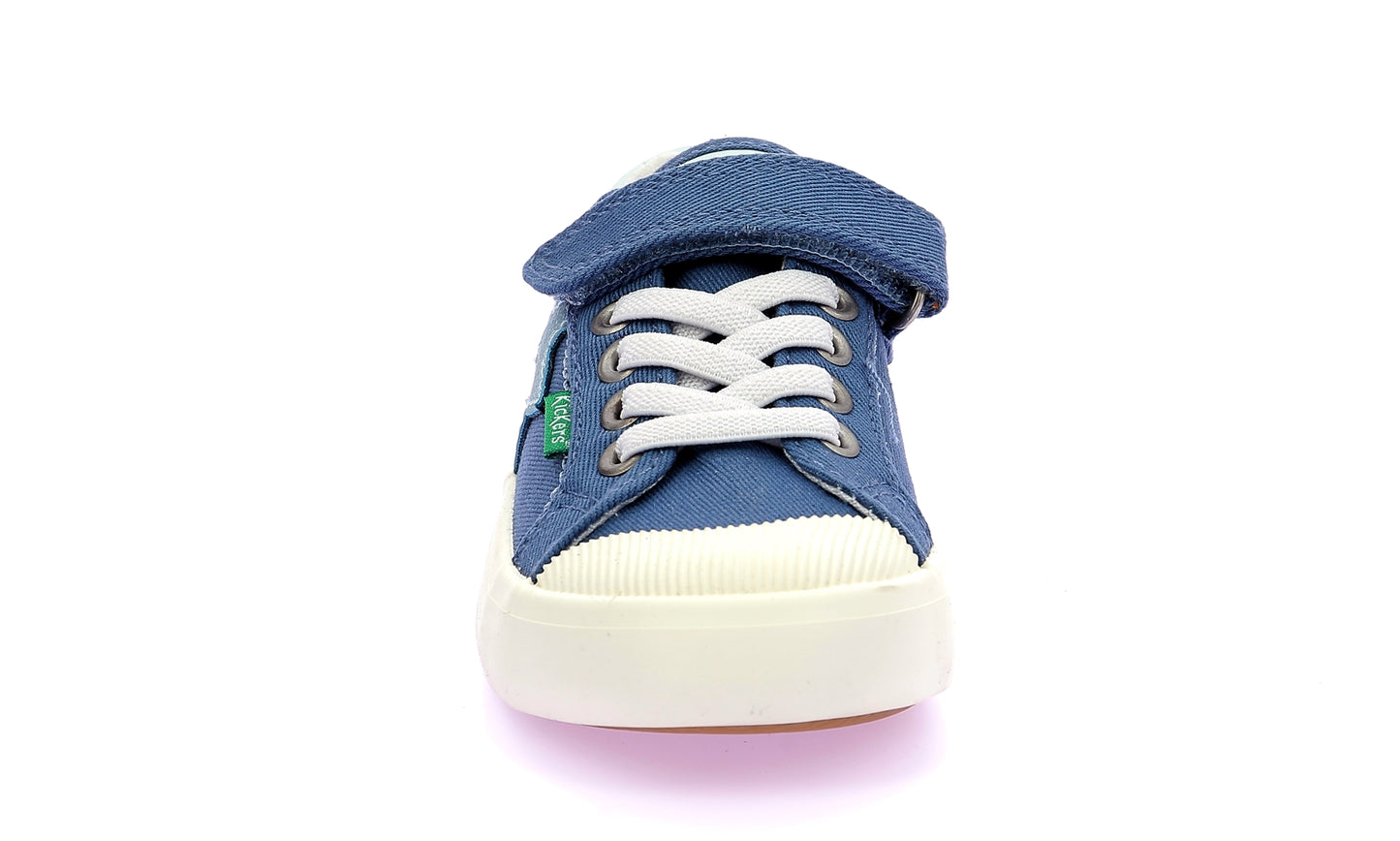 KICKERS KICKGOLDI Bleu Etoile Tennis Toile