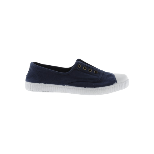 Toiles / Espadrilles adulte VICTORIA inglesa elastico marine