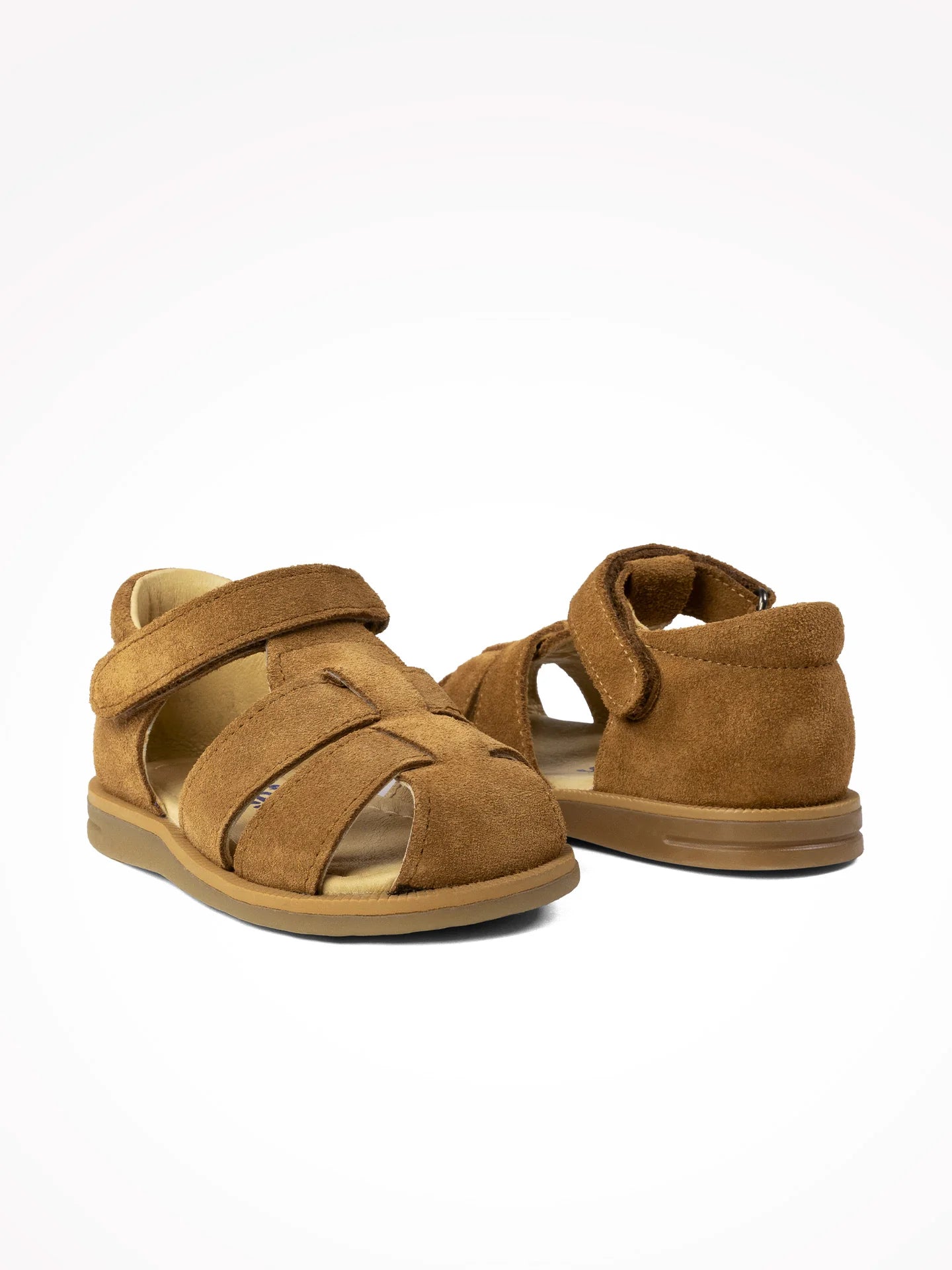 ACEBOS 1235 Camel Nubuck sandales nu-pieds