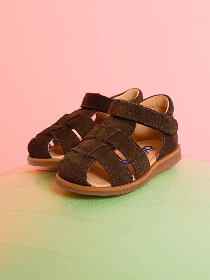 ACEBOS 1235 Kaki sandales nu-pieds