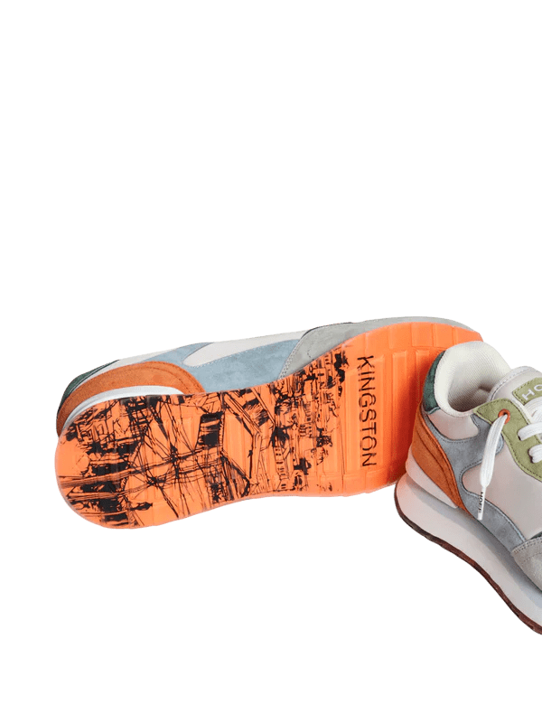 Sneakers/Baskets adulte HOFF KINGSTON Gris Rouge Tennis Baskets bas Adulte