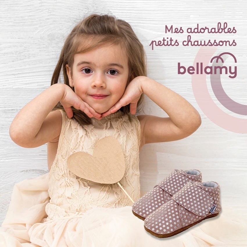Chaussons 18 BELLAMY TAC camel pois Chaussons 3665690931002