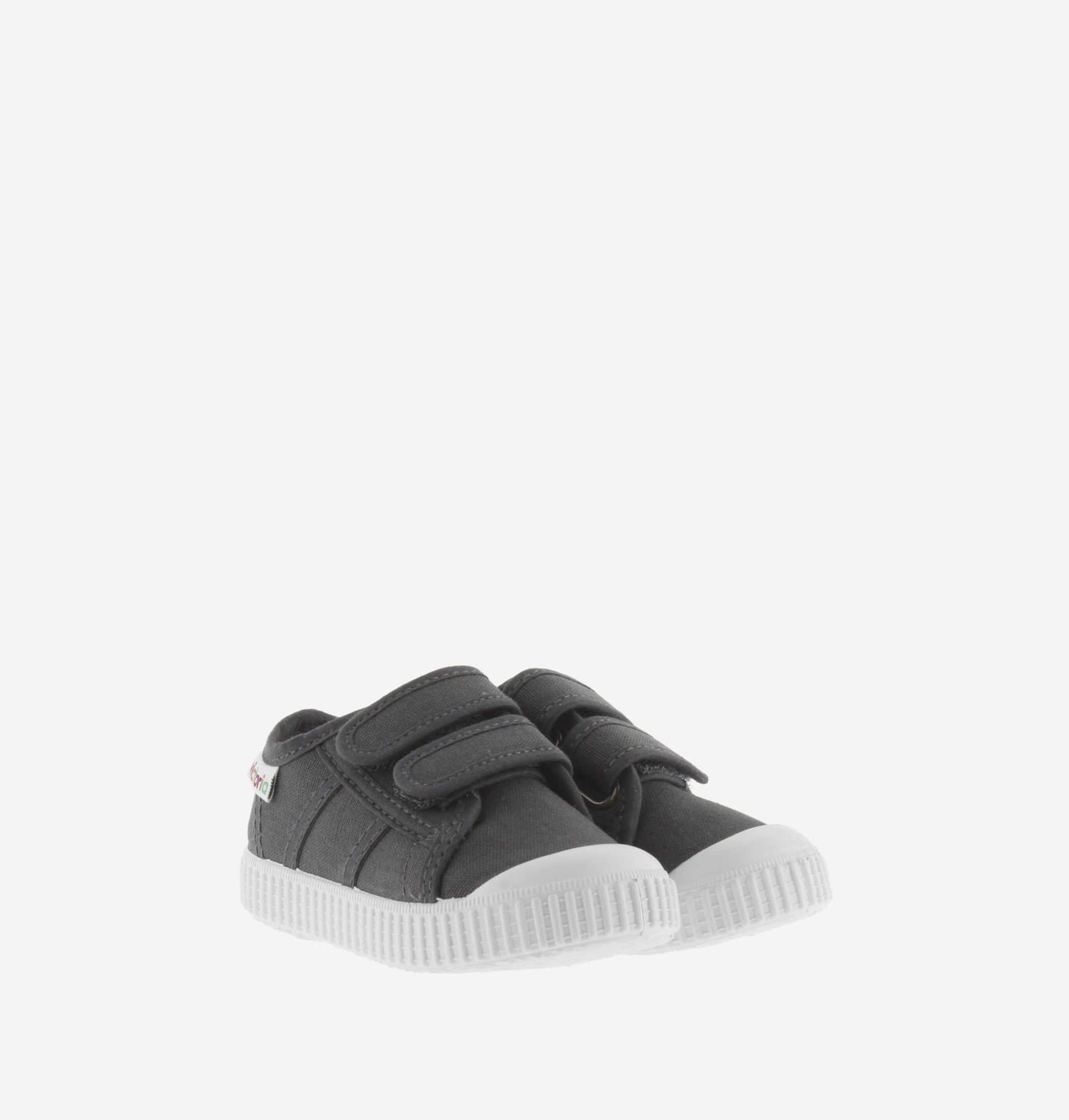 Toiles/Espadrilles VICTORIA 136606 toile Velcro anthracite