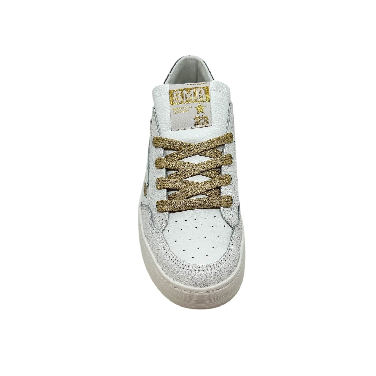 Sneakers/Baskets adulte SMR Semerdjian ALE C823 Blanc Doré Noir Sneakers Baskets adulte
