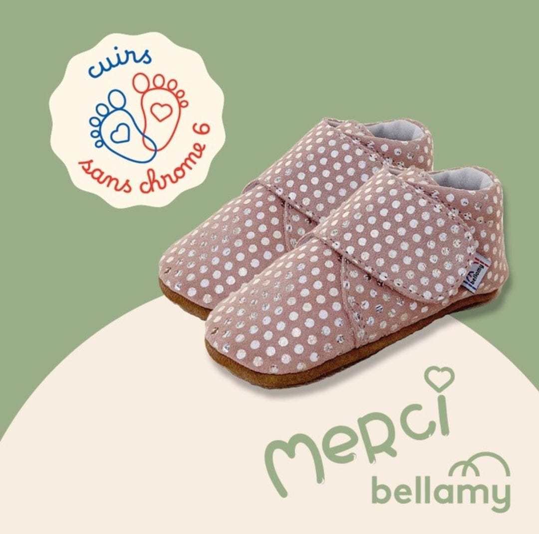 Chaussons 18 BELLAMY TAC camel pois Chaussons 3665690931002