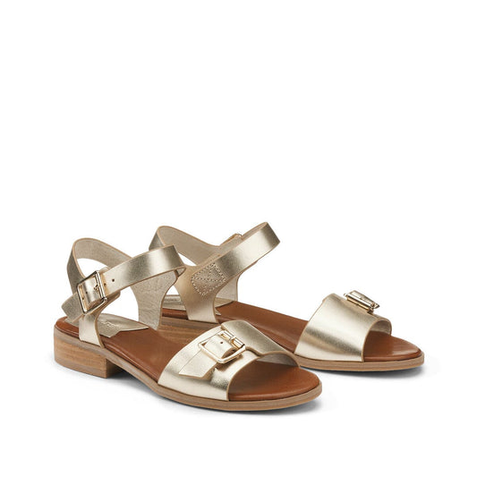 Sandales / Nu Pieds adulte 37 KICKERS BUCIDI doré Sandales Nu Pieds