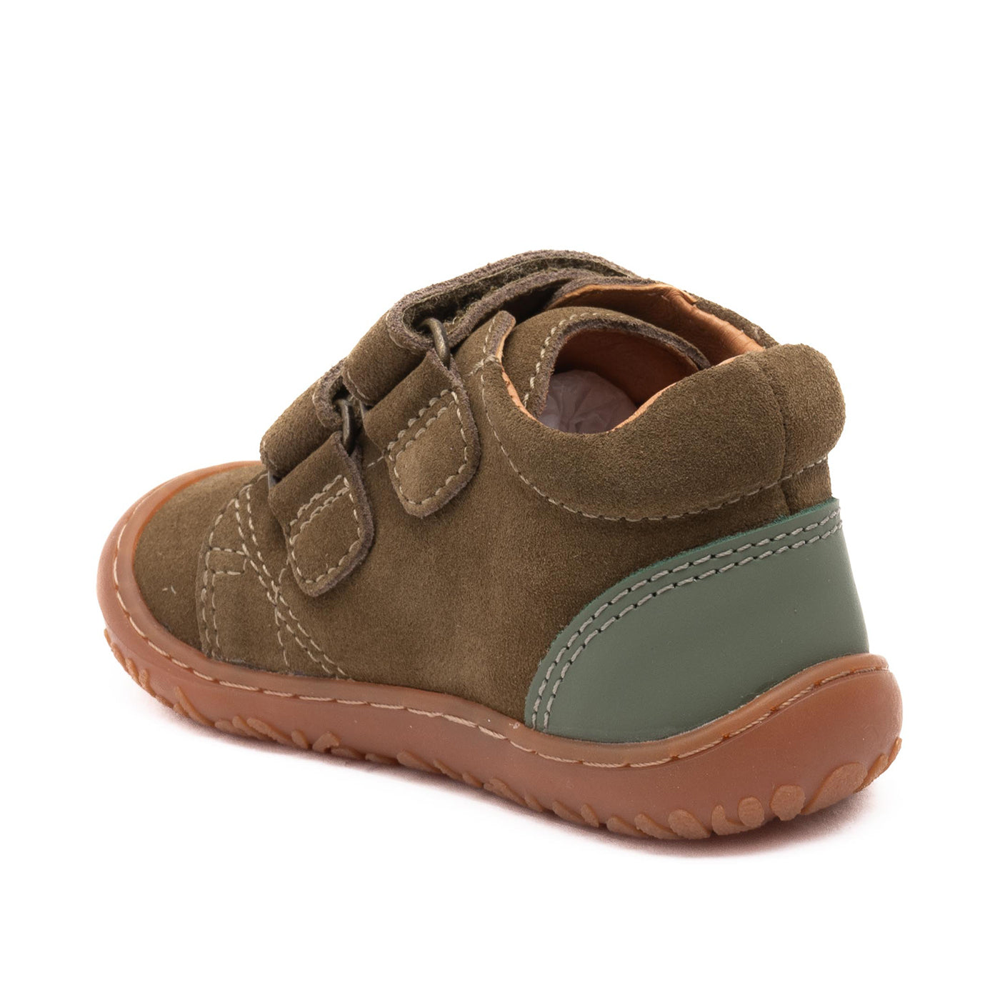 BISGAARD HALE Vl kaki chaussures premiers pas Barefoot