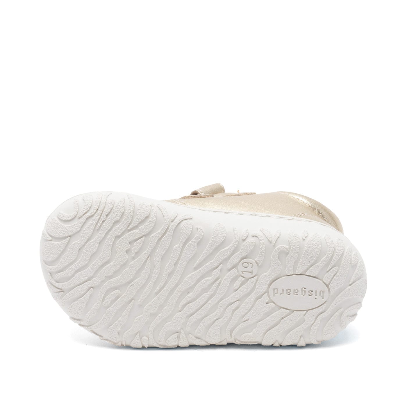 Pre marche BISGAARD HALE Vl Gold chaussures premiers pas Barefoot