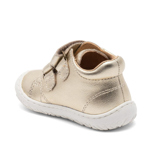 Pre marche BISGAARD HALE Vl Gold chaussures premiers pas Barefoot