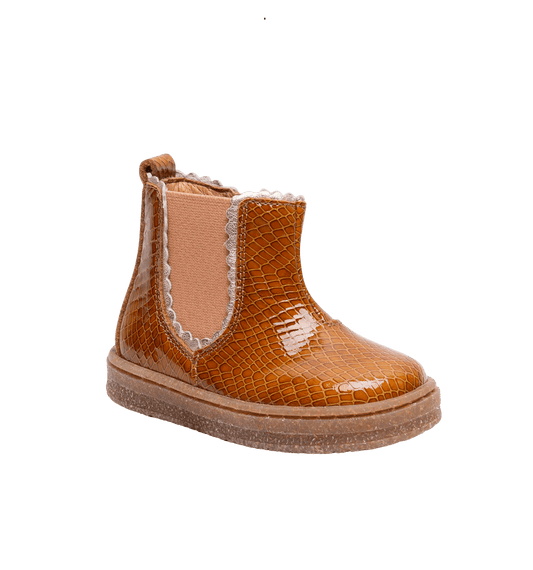 boots/bottines 23 BISGAARD SIGGI Camel Croco Bottines 15539595