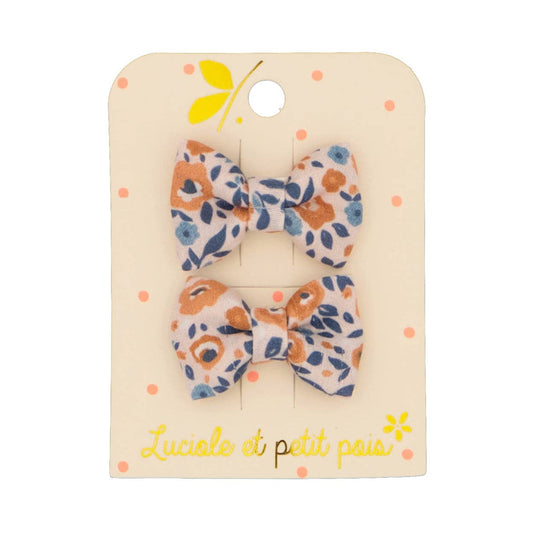 accessoires Barrettes mini papillon - Liberty Victoria Fjord LBBP_107