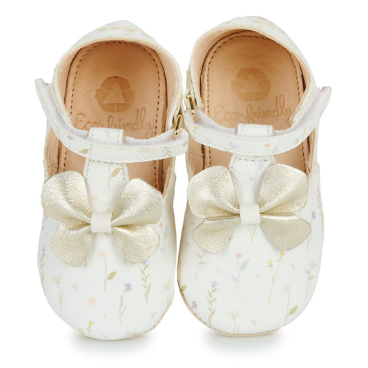 chausson EZPZ Easy Peasy My Lillyp Papillon Blanc Imp chaussons cuir ballerine