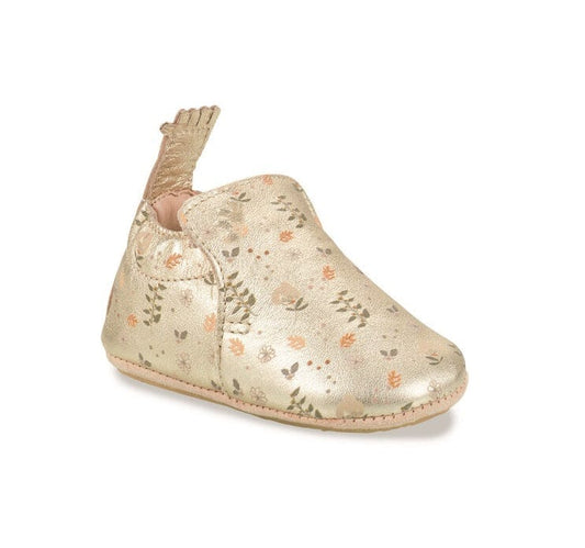 chausson EZPZ easy peasy My Blu Or chaussons cuir