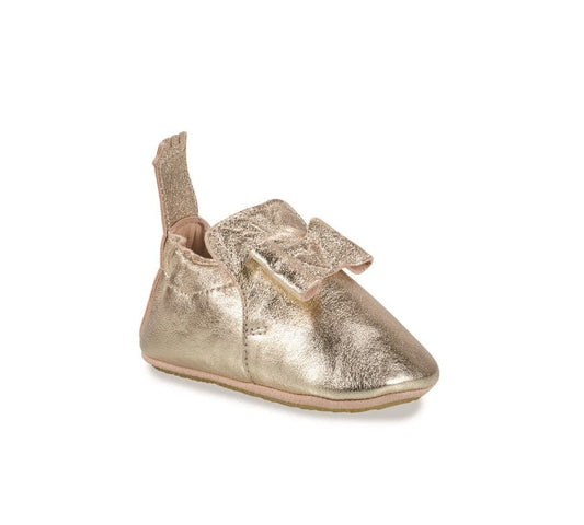 chausson EZPZ easy peasy My Blublu Noeud Or chaussons cuir