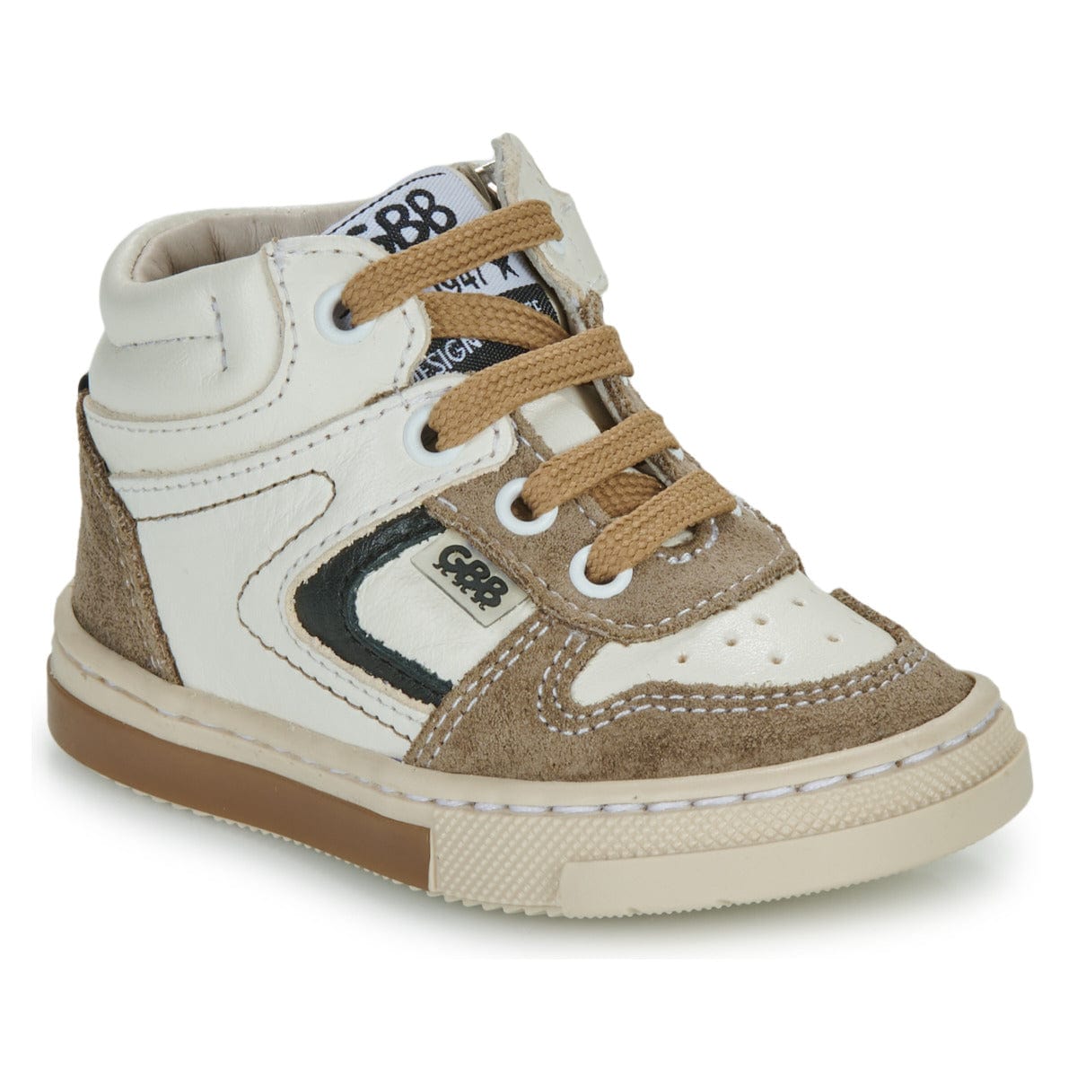 Chaussures hautes/Botillons GBB DINIS Taupe Blanc Chaussures Hautes Bottillons