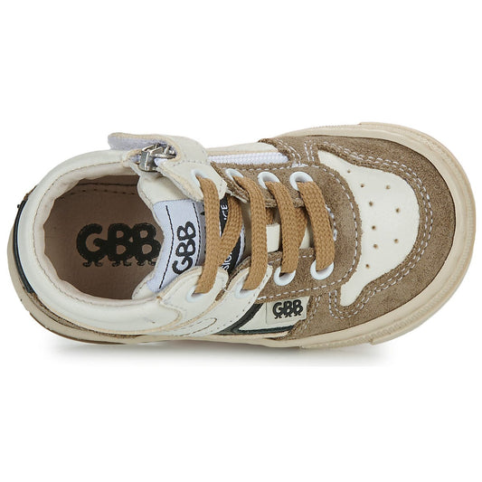 Chaussures hautes/Botillons GBB DINIS Taupe Blanc Chaussures Hautes Bottillons