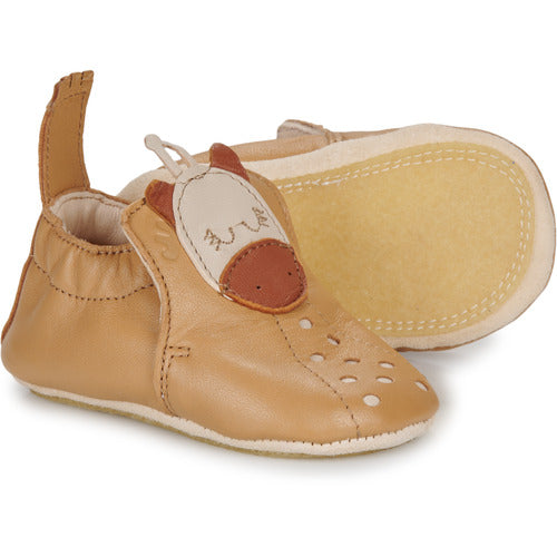 EZPZ easy peasy My Blu Girafon Camel chaussons cuir
