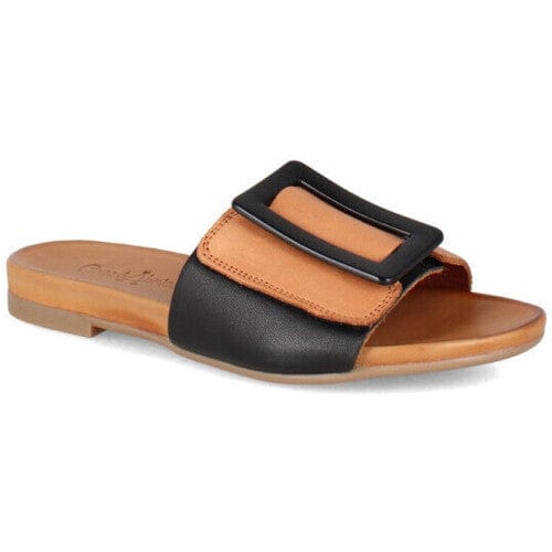 Sandale/nu pied adulte COCO ET ABRICOT MUIDORGE Camel Noir Mules