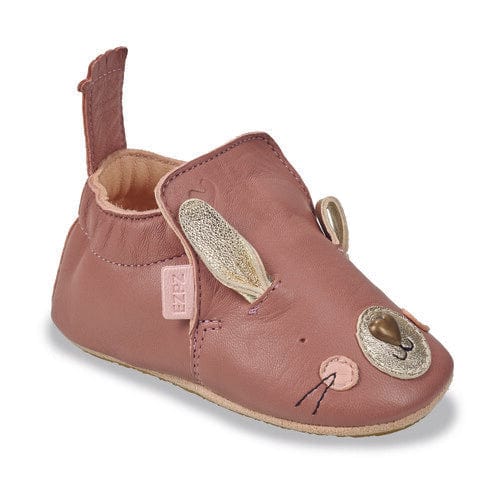 chausson EZPZ easy peasy BLUBLU LAPINOU Rose chaussons cuir