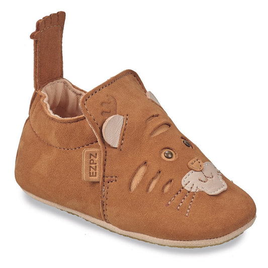 chausson EZPZ MY BLUBLU TIGROU Camel chaussons