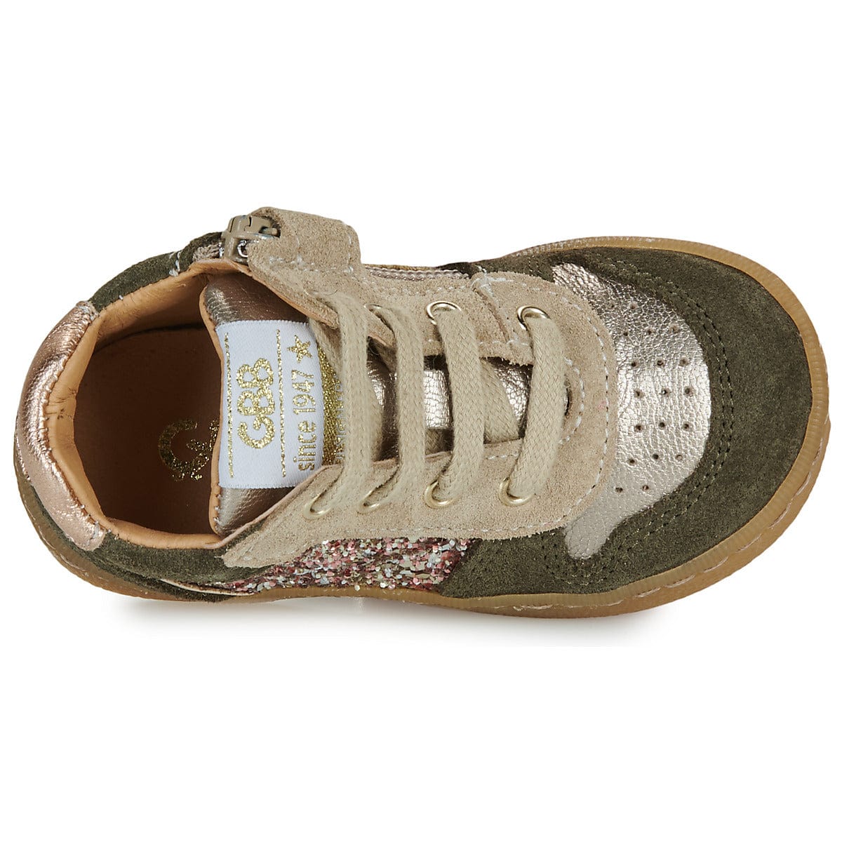 Chaussures hautes/Botillons GBB OSMAN Taupe Beige Bottillons