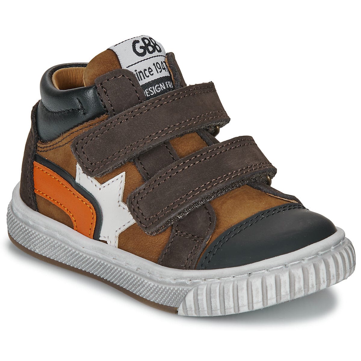 Chaussures Hautes/Botillons GBB DROLE Marron Baskets Hautes Chaussures