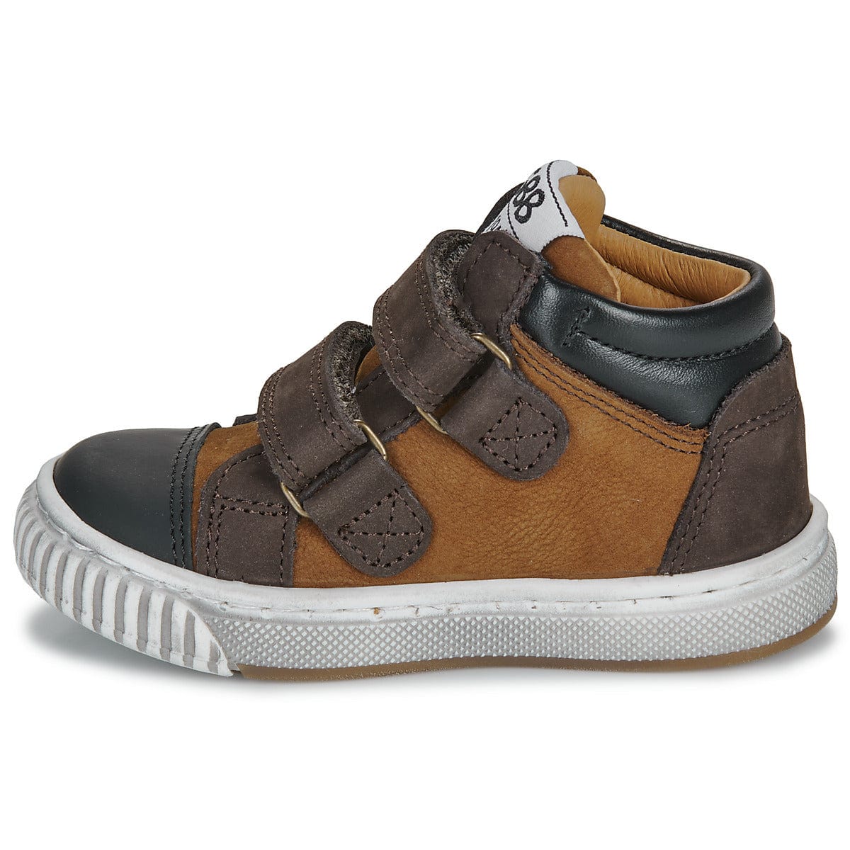 Chaussures Hautes/Botillons GBB DROLE Marron Baskets Hautes Chaussures