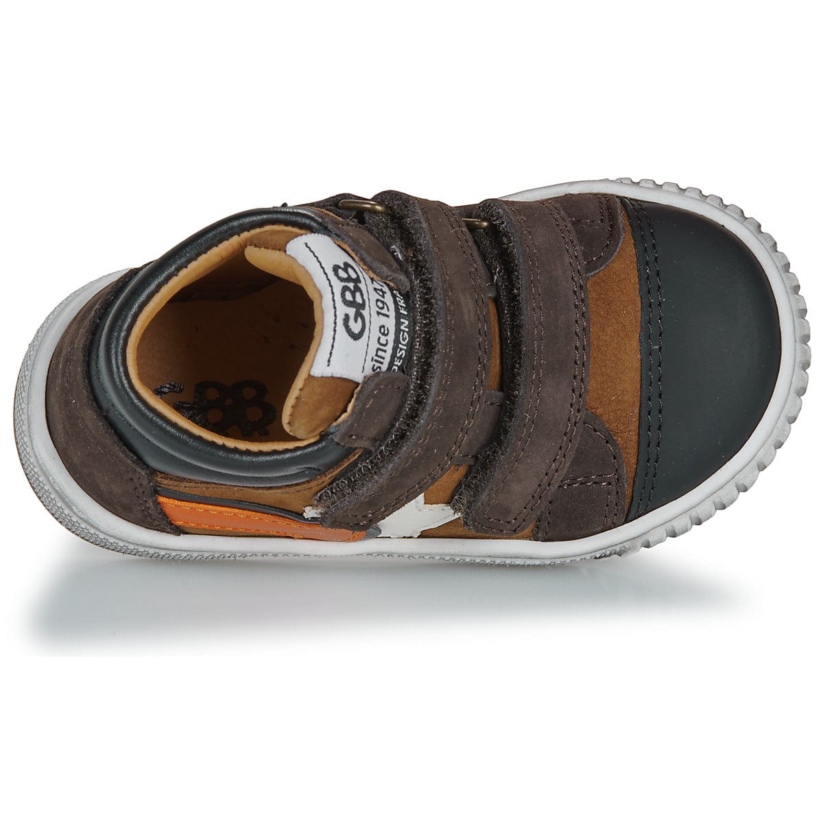 Chaussures Hautes/Botillons GBB DROLE Marron Baskets Hautes Chaussures