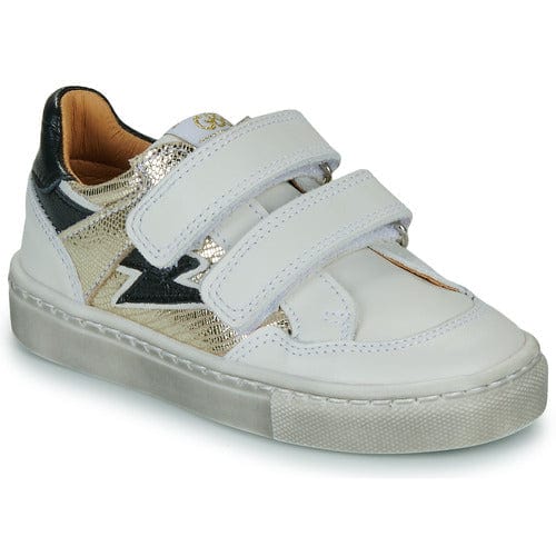 Chaussures Basses/Baskets/Sneakers GBB AMBIGU Blanc/Or Chaussures Hautes Bottillons