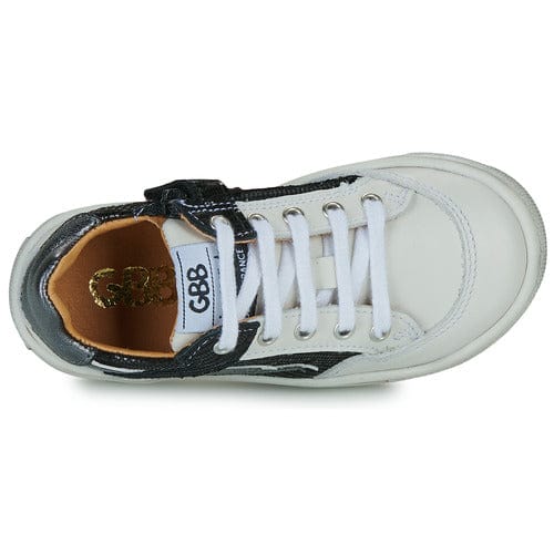 Chaussures Basses/Baskets/Sneakers GBB ZELIA Blanc Noir Baskets
