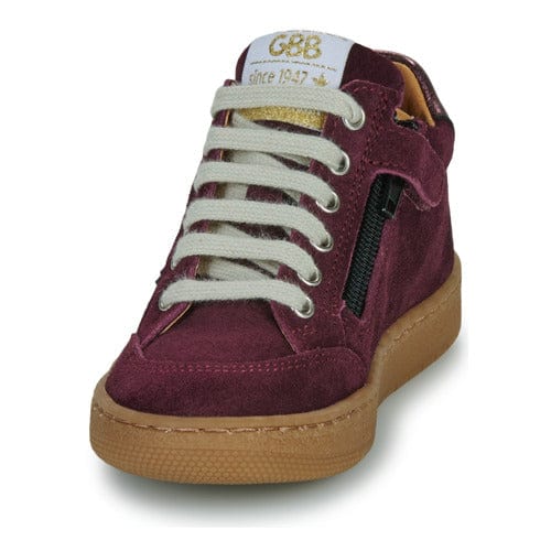Chaussures Basses/Baskets/Sneakers GBB ACCUEILLANT Prune Bottillons