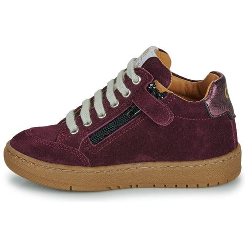 Chaussures Basses/Baskets/Sneakers GBB ACCUEILLANT Prune Bottillons