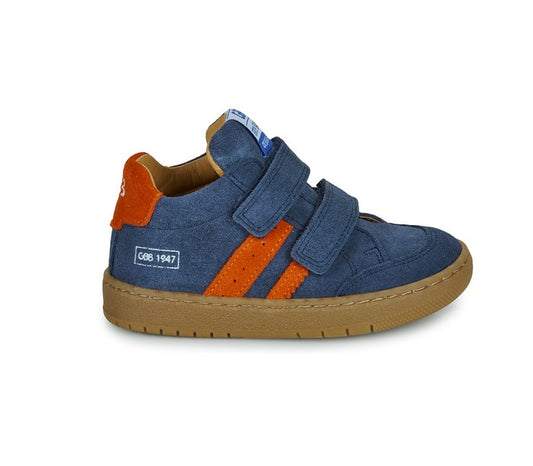 GBB AMUSANT Marine Jeans Baskets Chaussures Basses