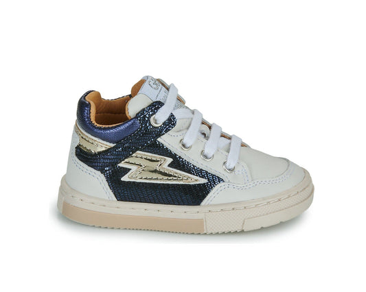 Chaussures Hautes/Botillons GBB DALILA Blanc Bleu Baskets Haut