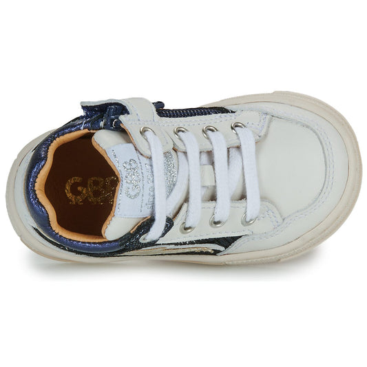 Chaussures Hautes/Botillons GBB DALILA Blanc Bleu Baskets Haut