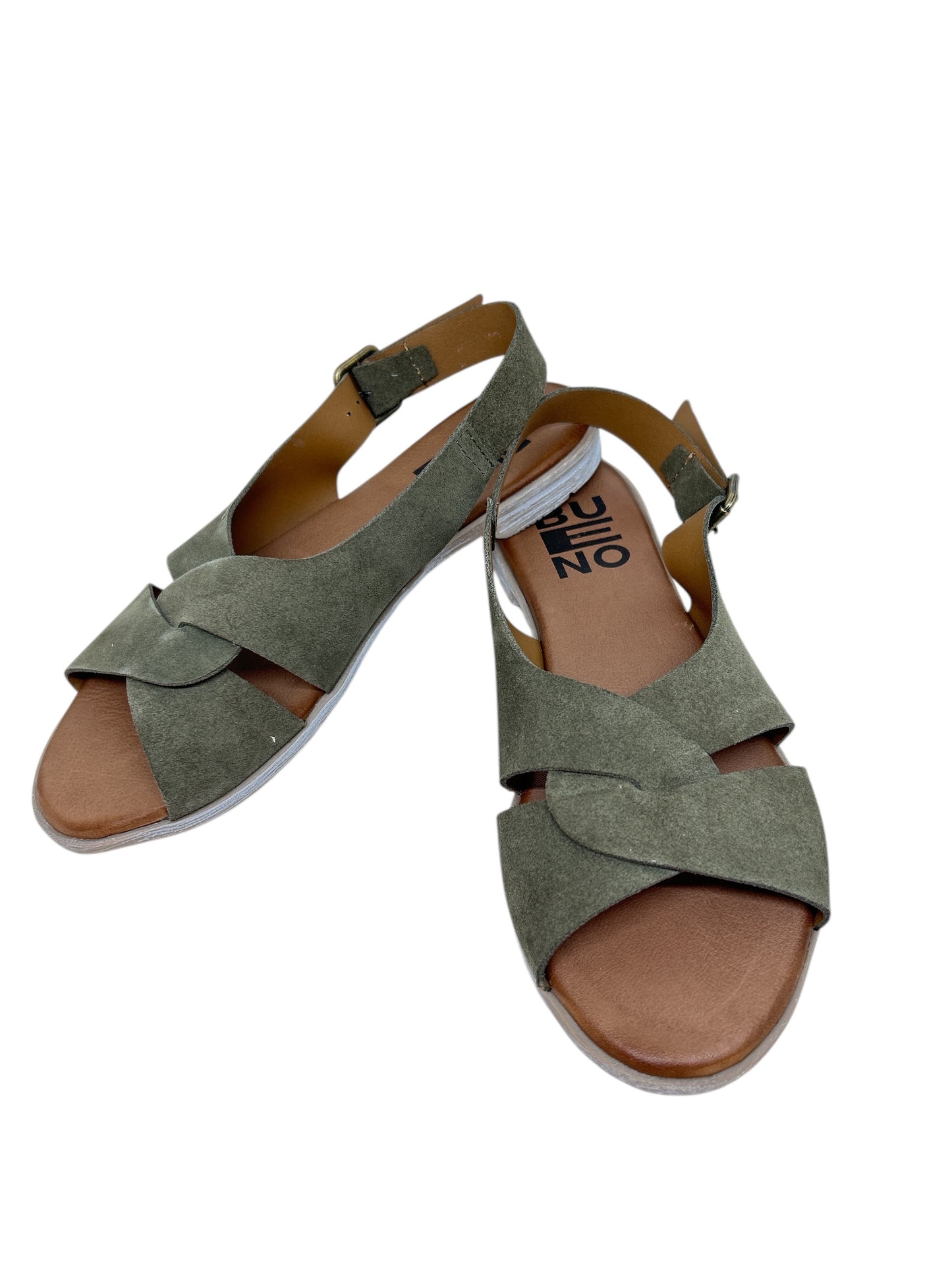 BUENO 3018 Kaki nu-pieds sandales