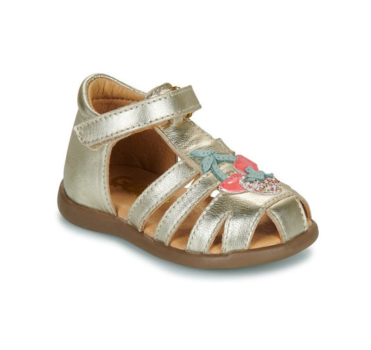 GBB VANILLE Or Sandales Nu Pieds