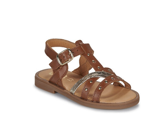 GBB ORKIDA Camel Sandales Nu-pieds