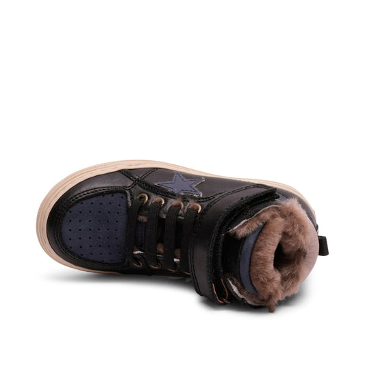 Chaussures hautes/Botillons 32 BISGAARD ISAK LAMB Noir Doublé chaud chaussures